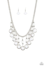 Load image into Gallery viewer, Paparazzi Jewelry Necklace Cool Cascade - White