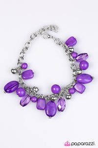 Paparazzi Jewelry Bracelet Coral Sea - Purple