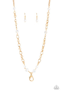 Paparazzi Jewelry Necklace Lanyard Prismatic Pick-Me-Up - Gold