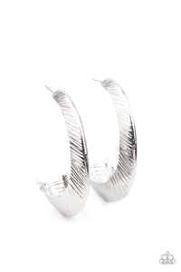 Paparazzi Jewelry Earrings I Double FLARE You - Silver