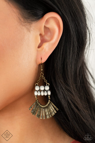 Paparazzi Jewelry Fashion Fix A FLARE For Fierceness - Brass 0521