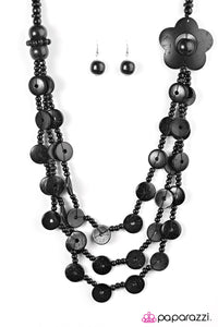 Paparazzi Jewelry Wooden Honolulu Hula - Black