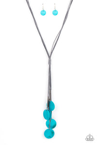 Paparazzi Jewelry Necklace Tidal Tassels - Blue