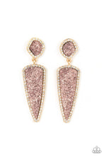 Load image into Gallery viewer, Paparazzi Jewelry Earrings Druzy Desire - Gold