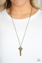 Load image into Gallery viewer, Paparazzi Jewelry Necklace The Keynoter - Brass
