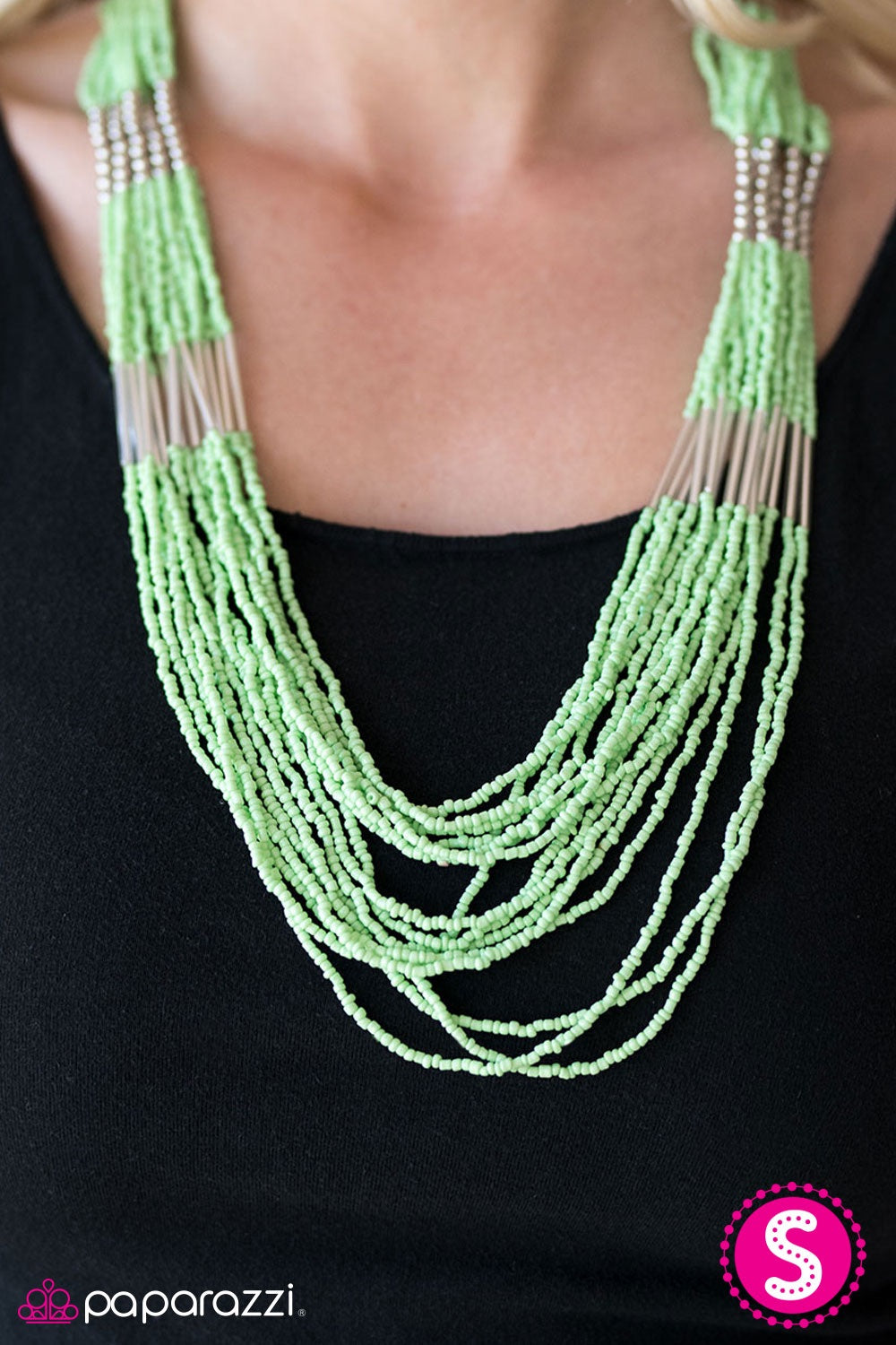 Paparazzi Jewelry Necklace Let It BEAD - Green