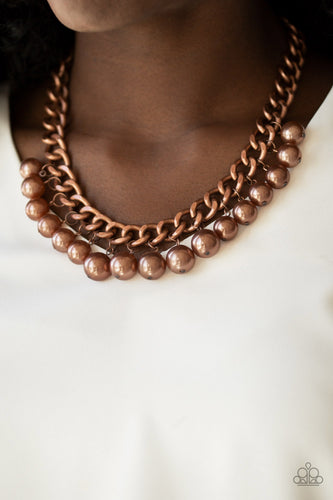 Paparazzi Jewelry Necklace Get Off My Runway - Copper