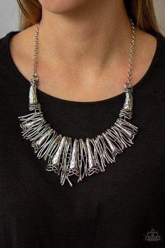 Paparazzi Jewelry Necklace In the MANE-stream - Silver