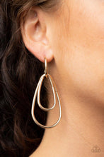 Load image into Gallery viewer, Paparazzi Jewelry Earrings Droppin Drama - Gold