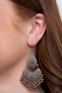 Paparazzi Jewelry Earrings My Ears - Copper