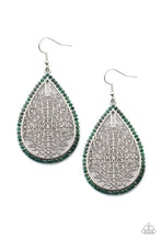 Load image into Gallery viewer, Paparazzi Jewelry Earrings Fleur de Fantasy - Green