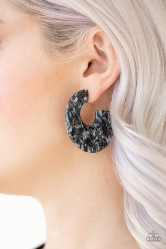Paparazzi Jewelry Earrings Tropically Torrid - Black
