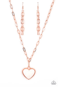 Paparazzi Jewelry Necklace Everlasting Endearment - Copper