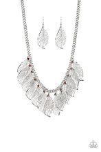 Load image into Gallery viewer, Paparazzi Jewelry Necklace Feathery Foliage - Brown