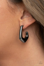 Load image into Gallery viewer, Paparazzi Jewelry Earrings On The Hook - Black