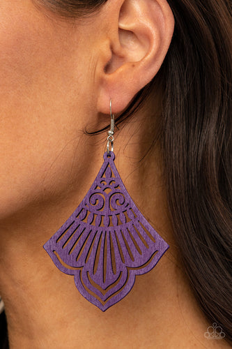 Paparazzi Jewelry Wooden Eastern Escape - Purple