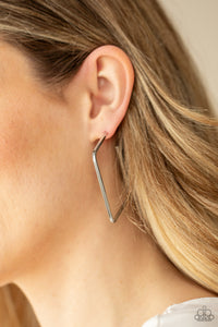 Paparazzi Jewelry Earrings Material Girl Magic - Silver