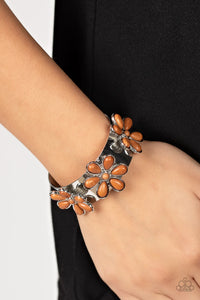 Paparazzi Jewelry Bracelet Desert Flower Patch - Brown