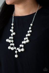 Paparazzi Jewelry Necklace Soon To Be Mrs. - White