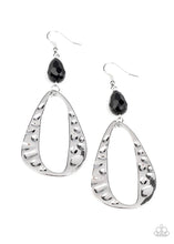 Load image into Gallery viewer, Paparazzi Jewelry Earrings Enhanced Elegance - Black