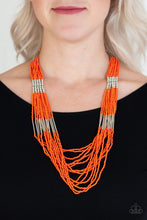 Load image into Gallery viewer, Paparazzi Jewelry Necklace Let It BEAD - Orange