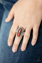 Load image into Gallery viewer, Paparazzi Jewelry Ring Oval Oasis - Brown