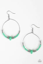 Load image into Gallery viewer, Paparazzi Jewelry Earrings Retro Rural - Green