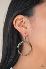 Load image into Gallery viewer, Paparazzi Jewelry Earrings Spark Their Attention - Brass