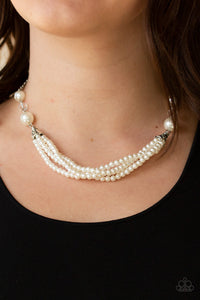 Paparazzi Jewelry Necklace One-WOMAN Show - White