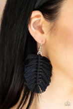 Load image into Gallery viewer, Paparazzi Jewelry Earrings Knotted Native - Black
