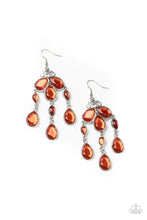 Load image into Gallery viewer, Paparazzi Jewelry Earrings Clear The HEIR - Orange