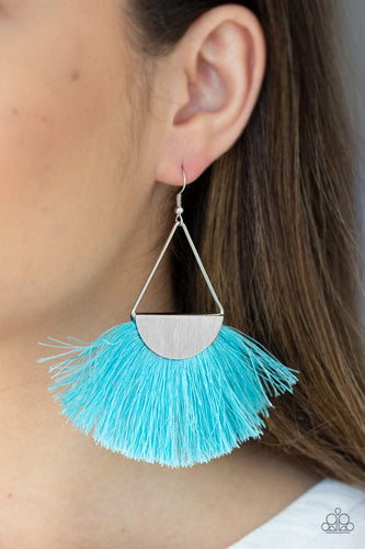 Paparazzi Jewelry Earrings Modern Mayan - Blue