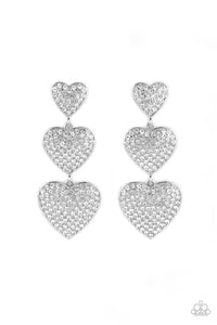 Paparazzi Jewelry Earrings Couples Retreat - White