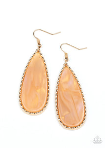 Paparazzi Jewelry Earrings Ethereal Eloquence - Gold