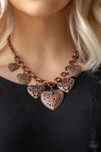 Load image into Gallery viewer, Paparazzi Jewelry Necklace Love Lockets - Copper