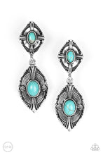 Load image into Gallery viewer, Paparazzi Jewelry Earrings Painted Peaks - Blue