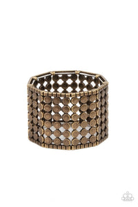 Paparazzi Jewelry Bracelet Cool and CONNECTED - Brass