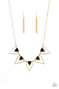Paparazzi Jewelry Necklace The Pack Leader - Gold