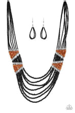 Load image into Gallery viewer, Paparazzi Jewelry Necklace Kickin It Outback - Black