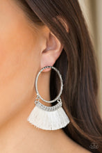 Load image into Gallery viewer, Paparazzi Jewelry Earrings This Is Sparta White