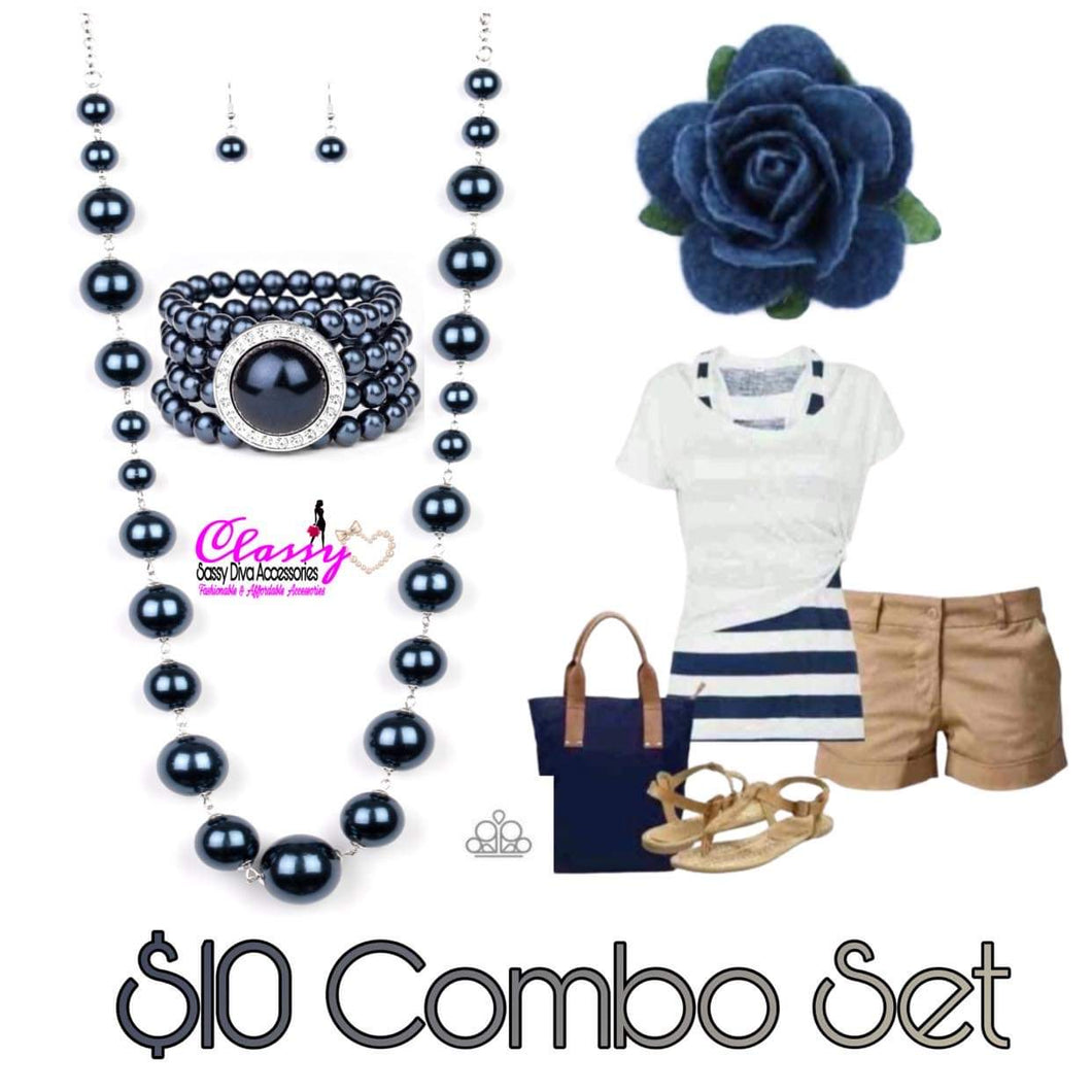 Featured Set Navy Blue 2 Piece