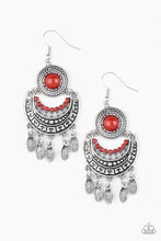 Load image into Gallery viewer, Paparazzi Jewelry Earrings Mantra to Mantra - Red