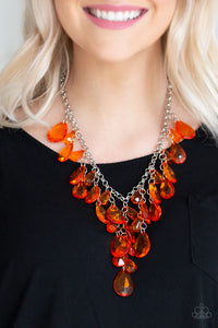 Paparazzi Jewelry Necklace Irresistible Iridescence - Orange