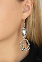 Load image into Gallery viewer, Paparazzi Jewelry Earrings Galactic Drama - Silver