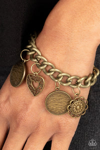 Paparazzi Jewelry Bracelet Complete CHARM-ony - Brass