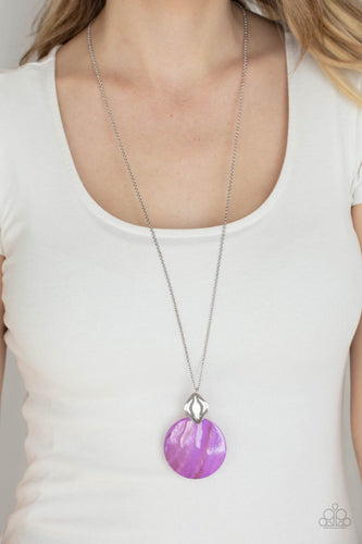 Paparazzi Jewelry Necklace Tidal Tease - Purple