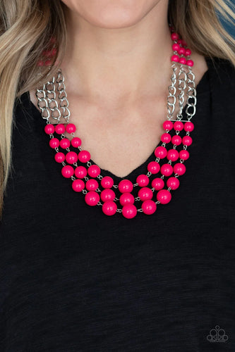 Paparazzi Jewelry Necklace A La Vogue - Pink