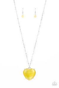 Paparazzi Jewelry Necklace Warmhearted Glow - Yellow