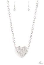 Load image into Gallery viewer, Paparazzi Jewelry Necklace Heartbreakingly Blingy/Flauntable Flirt Bracelet- Silver