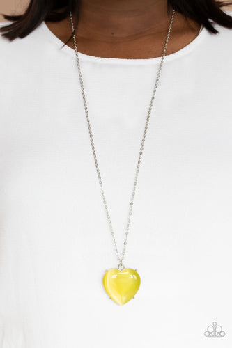 Paparazzi Jewelry Necklace Warmhearted Glow - Yellow